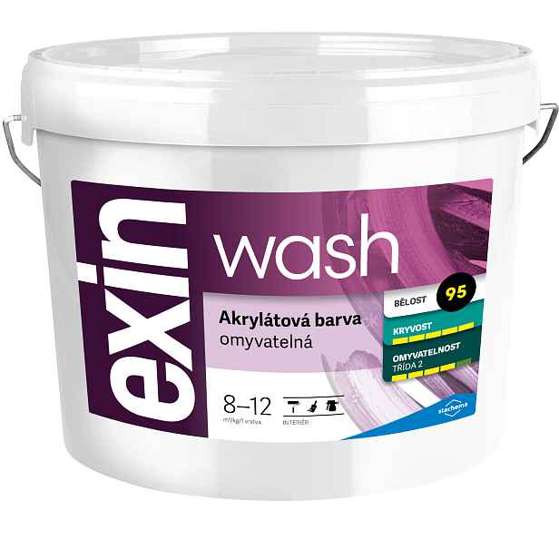 Barva akrylátová Stachema EXIN WASH bílá 15 kg