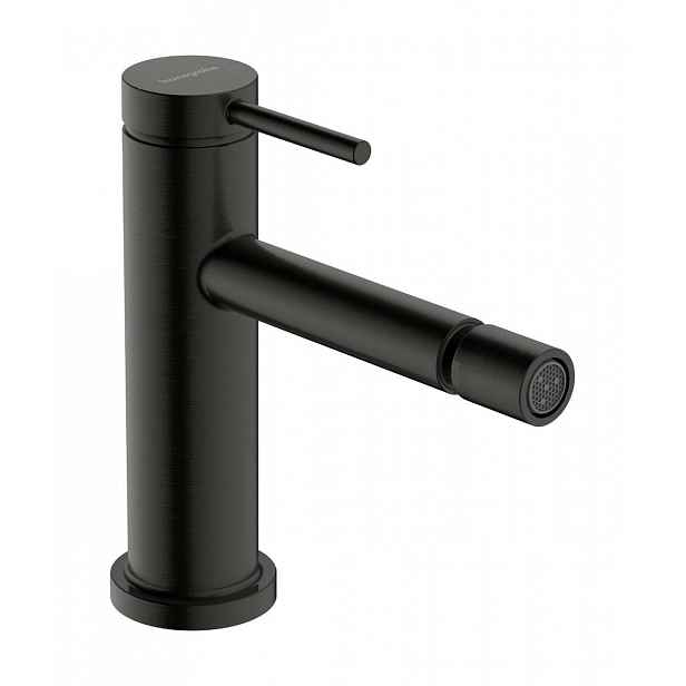 Hansgrohe Tecturis S - Bidetová baterie s výpustí, EcoSmart, kartáčovaný černý chrom 73201340