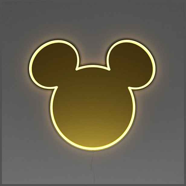Neon Yellowpop Disney Mickey Mirror zlatý