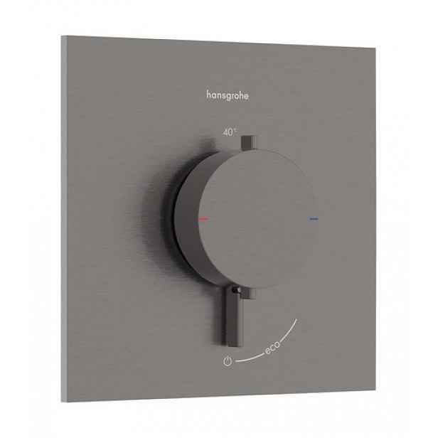 Sprchová baterie Hansgrohe Ecostat Comfort E bez podomítkového tělesa kartáčovaný černý chrom 33710340