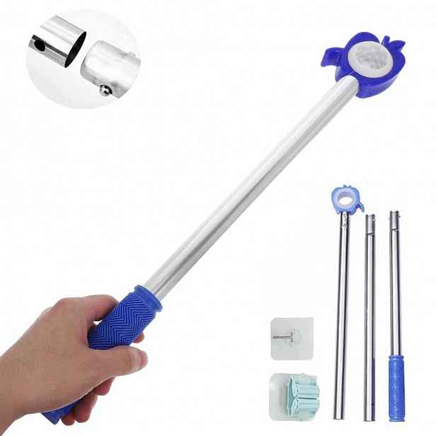 Tyč na otevírání oken 117 cm s protiskluzovým úchytem pro rolety