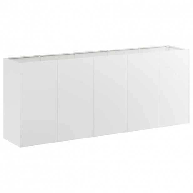 vidaXL Truhlík 200x40x80 cm nerezová ocel