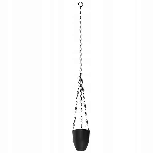 Závěsný květináč černý Flower Pot 8100 Luminex