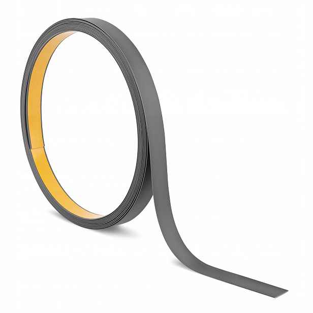 Samolepící nástěnné lamely, Pvc plochá deska, tmavě šedá, 10 m, 30 mm