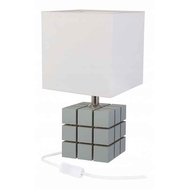 Stolní lampa Rubi šedá Hellux