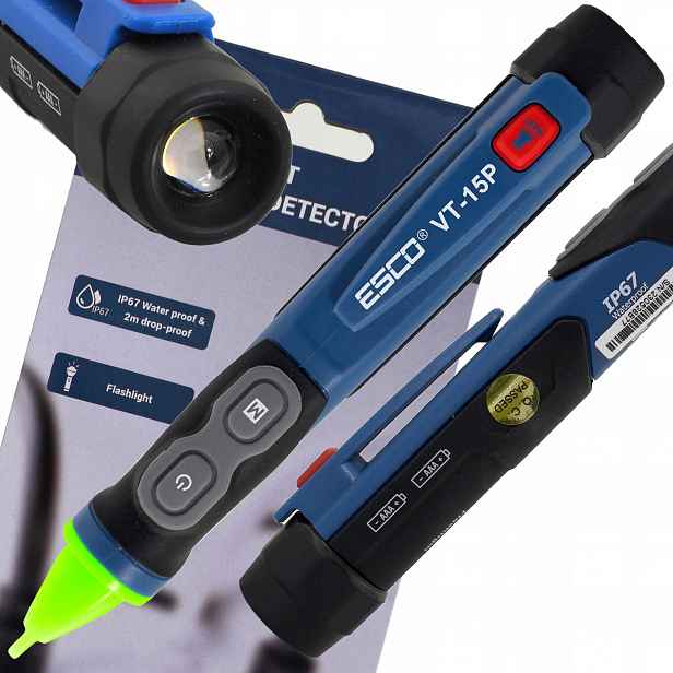 Bezdotykový indikátor tester Pořadí Fází Detektor napětí L Led Svítilna