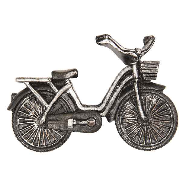Magnet stříbrno šedé kolo - 8*2*5 cm Clayre & Eef