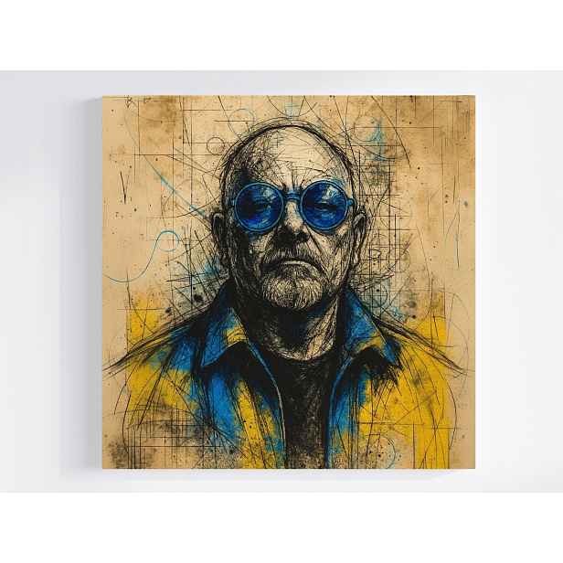 Obraz Na Plátně Canvas Grafika Portrét Skica Muž Kresba 50x50