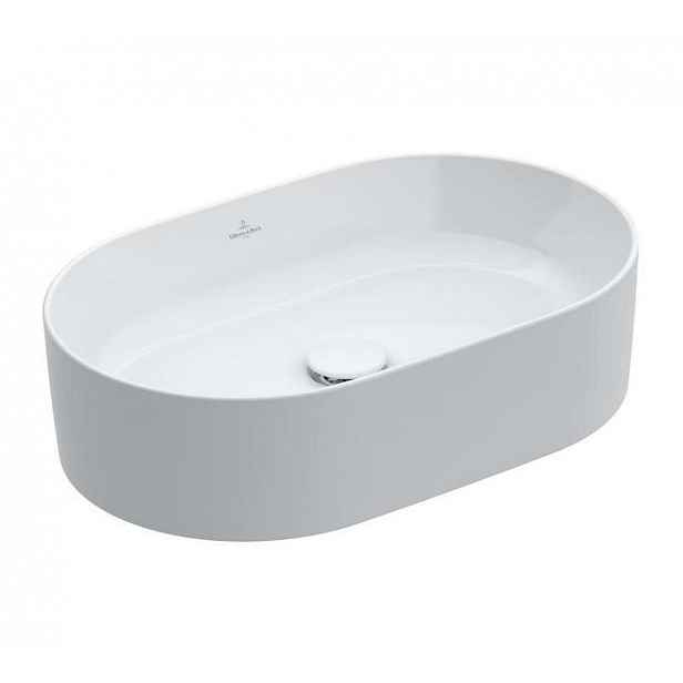 Villeroy & Boch Collaro - Umyvadlo na desku, 56x36 cm, CeramicPlus, Stone White 4A1956RW