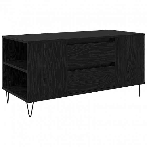 vidaXL Konferenční stolek Černý dub 102 x 44,5 x 50 cm