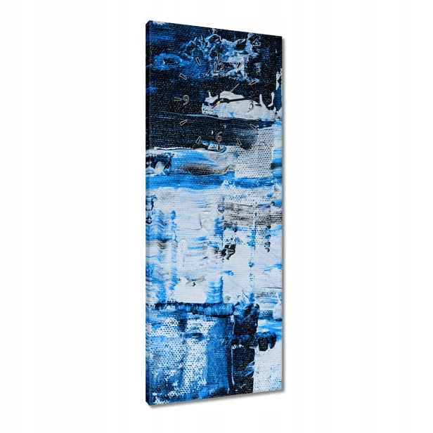 Hodiny 40x100 Abstrakce Classic Blue