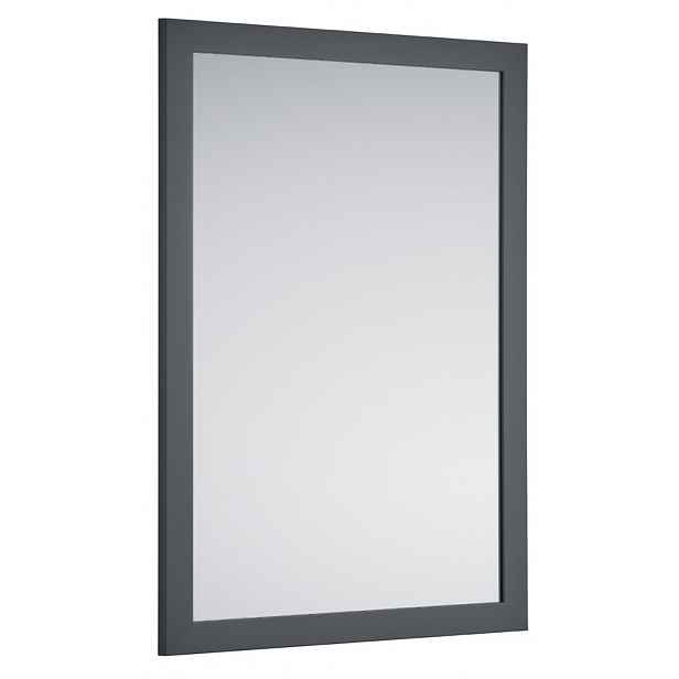Nástěnné zrcadlo Thea 48x68 cm, antracit