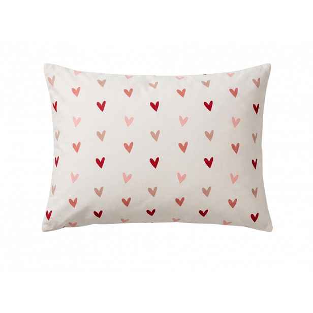 Povlak na polštář z mikrovlákna SOFHEARTS 50x70 cm, krémový