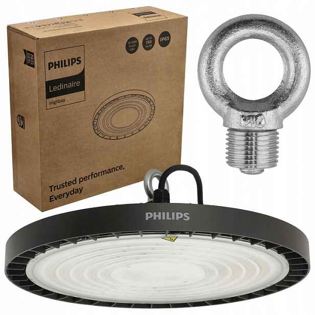 Průmyslová Led lampa Ufo High Bay 185W 28000lm 4000K IP65 Philips 116°