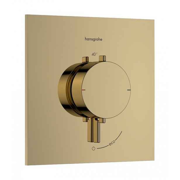 Sprchová baterie Hansgrohe Ecostat Comfort E bez podomítkového tělesa leštěný vzhled zlata 33710990