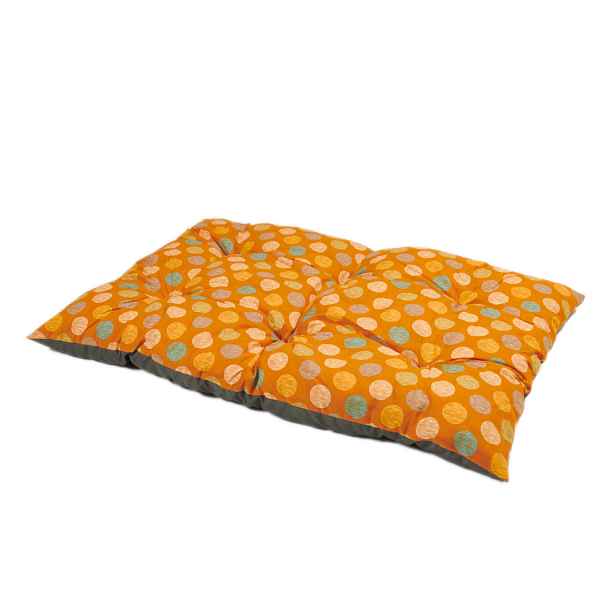 TOP Multifunkční polštář velikost XL 120x80 - Oranžová kolečka/Šedý