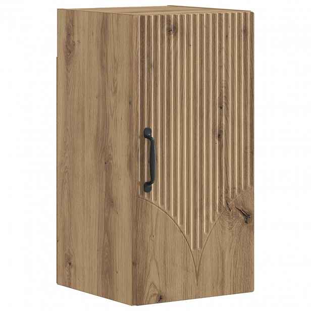 vidaXL Koupelnová nástěnná skříňka HOORN Dub artisan 30 x 31 x 59 cm