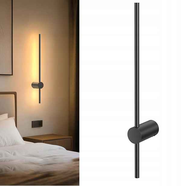 Moderní nástěnná Led lampa 60 cm, lineární nástěnné Led svítidlo z hliníku