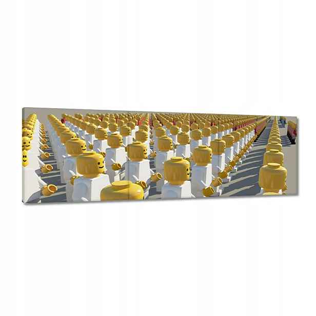 Obrazy 120x40 Armáda lidí