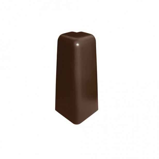 Roh k soklu Naturel hnědá, PVC, délka 2 cm, EROHDB