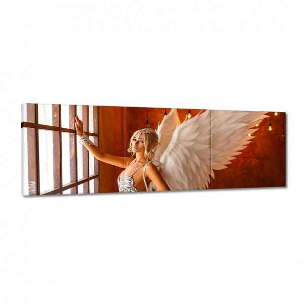 Obrazy 120x40 Anděl dívka