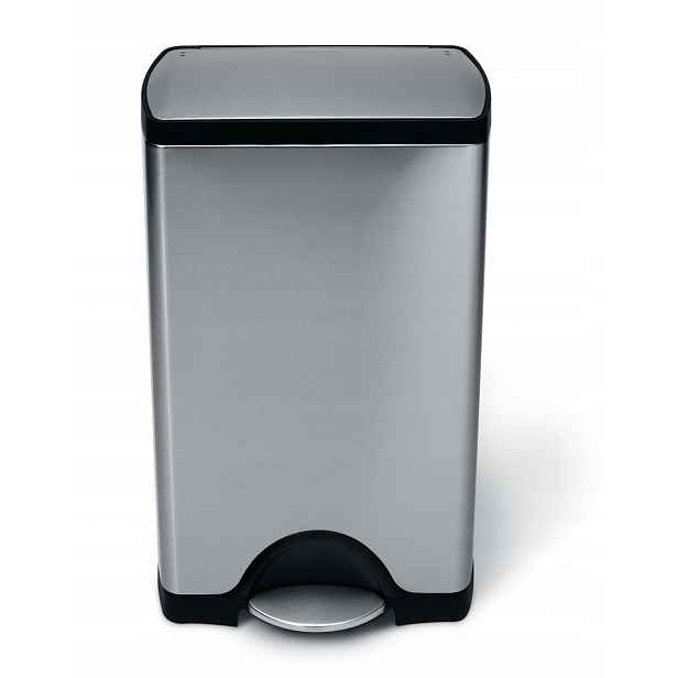Simplehuman CW1814 – pedálový koš 38L, kartáčovaná ocel, Lid Shox