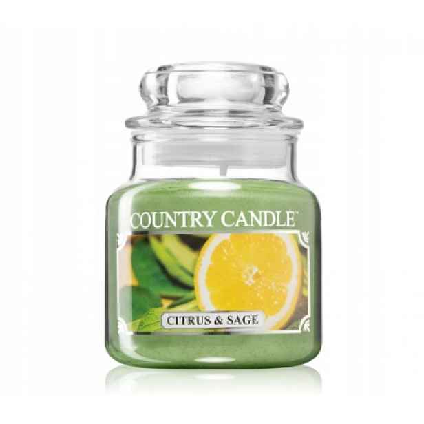 Vonná svíčka z parafínu Citrus&Sage Country Candle