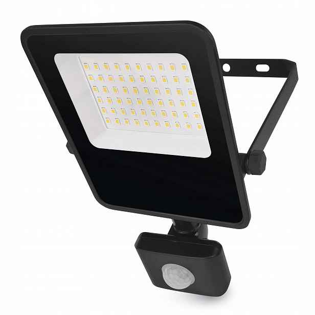 Led reflektor Visio s pohybovým čidlem, 30 W, černý, neutrální bílá