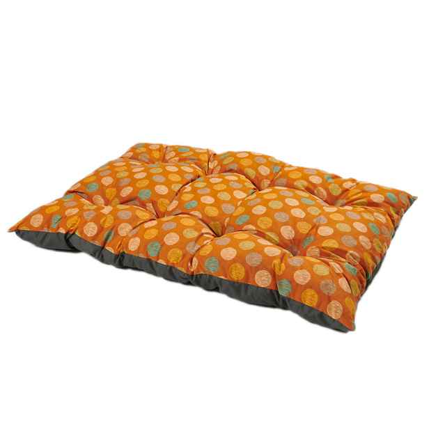 TOP Multifunkční polštář velikost XXL 135x90 - Oranžová kolečka/Šedý