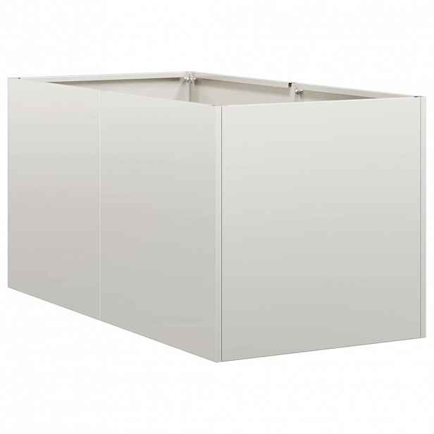 vidaXL Truhlík 40x80x40 cm nerezová ocel