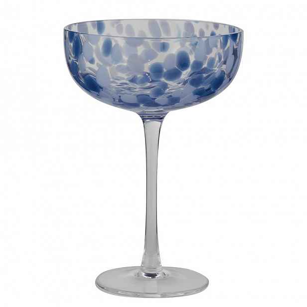 Butlers CONFETTI Sklenice na koktejly 300 ml - modrá/šedá