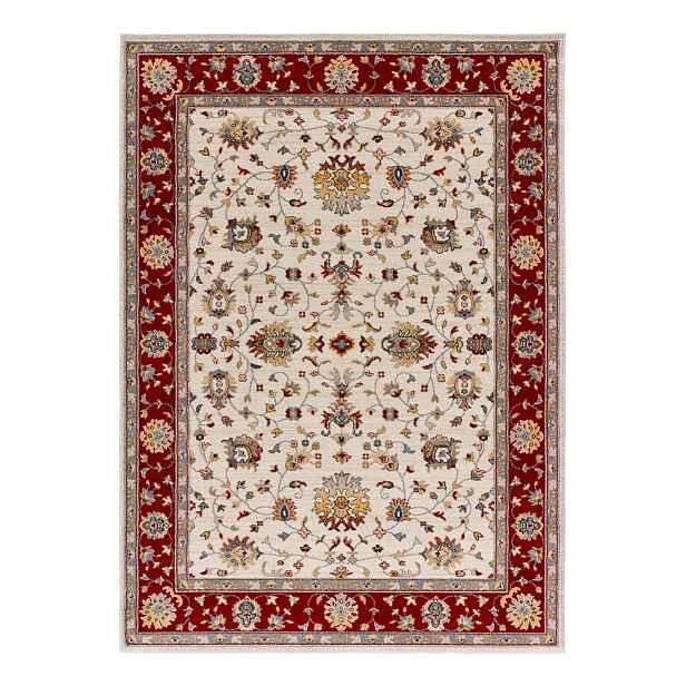 Červeno-krémový koberec 80x150 cm Classic – Universal