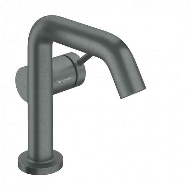Hansgrohe Tecturis S - Umyvadlová baterie s výpustí Push-Open, CoolStart, EcoSmart+, kartáčovaný černý chrom 73320340