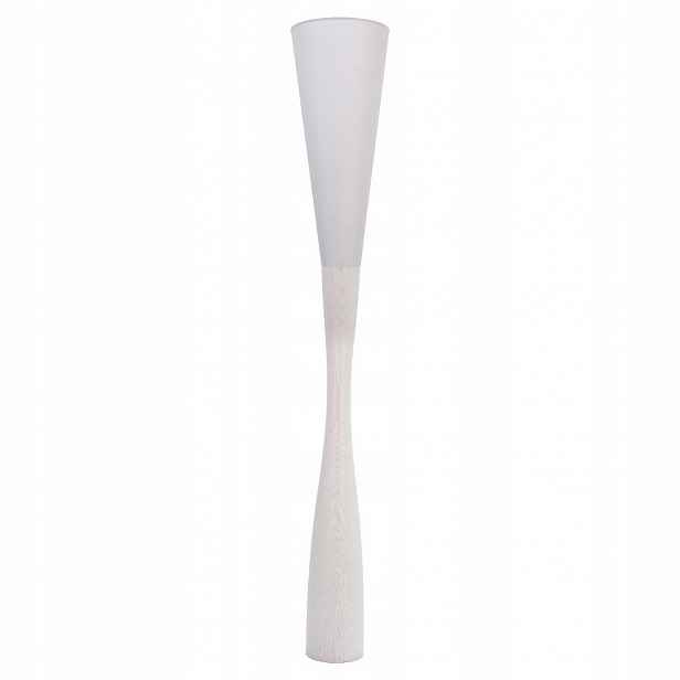 Bílá podlahová lampa Chinka 8210112 Hellux