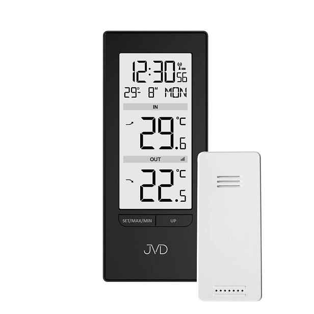 JVD T3348.1 - Teploměr s venkovním bezdrátovým čidlem a výbornou čitelností
