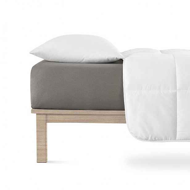 Napínací prostěradlo jersey s elastanem antracitové sada 2 ks 90 x 200 cm