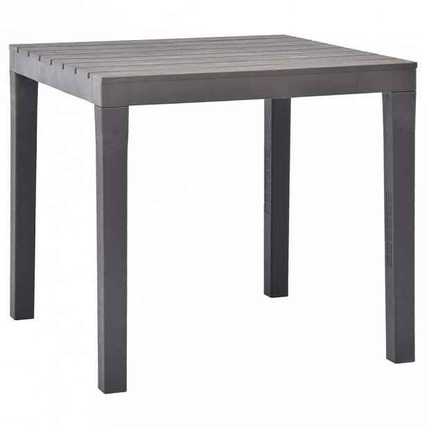 Zahradní stůl 78 x 78 x 72 cm plast Cappuccino