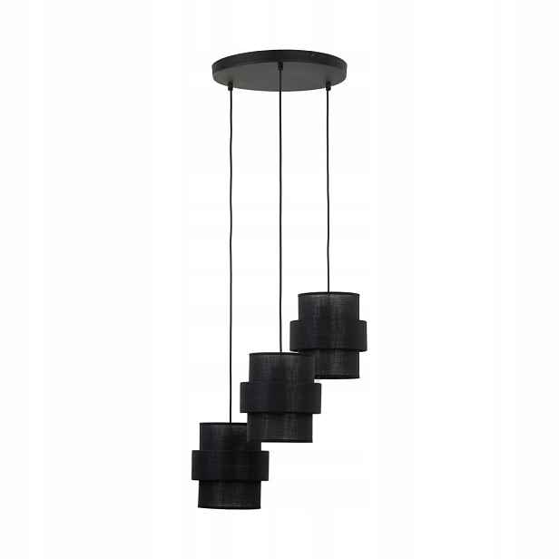 Závěsná stropní lampa Stropní Svítidlo Černá Calisto E27 3xE27 Tk Lighting