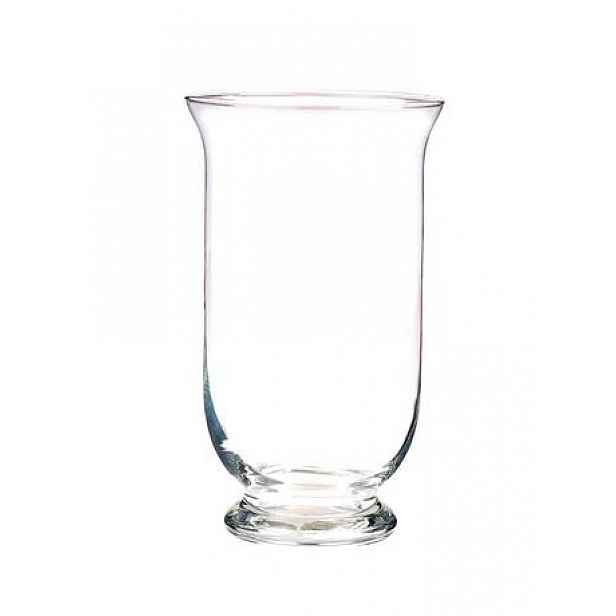 Váza mačkaná sklo 25cm