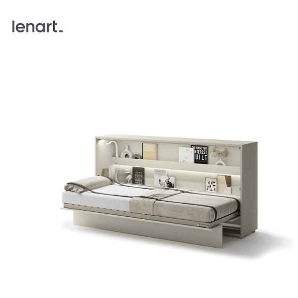 Dig-net nábytek Sklápěcí postel Lenart BED CONCEPT BC-06 kašmír | 90 x 200 cm