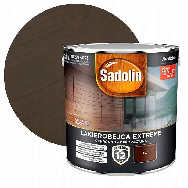 Sadolin Lakobejca Na Dřevo Extreme Tek 2,5L