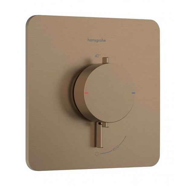 Sprchová baterie Hansgrohe Ecostat Comfort Q bez podomítkového tělesa kartáčovaný bronz 33712140