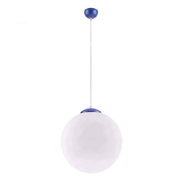 Závěsná lampa Ugo 40 ultramarínová Svítidlo stropní koule modrá Sollux E27