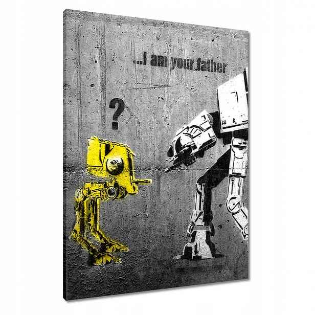 Obrazy 60x80 Banksy I am your father