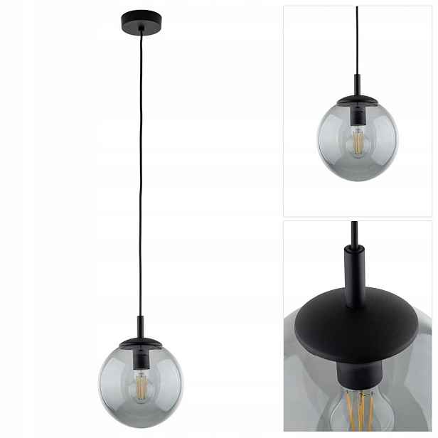 Černá závěsná lampa Esme, moderní, jemné světlo nad stůl Tk Lighting