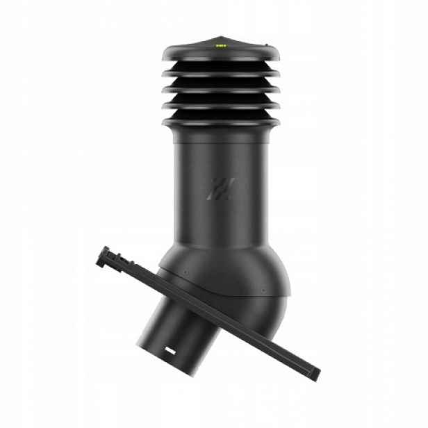 Větrací komín HiVent pro keramickou střešní krytinu Orea 9 fi 125 mm černý