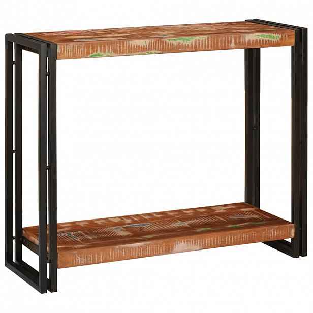 vidaXL Konzolový stolek 90 x 33 x 75 cm Masivní obnovované dřevo