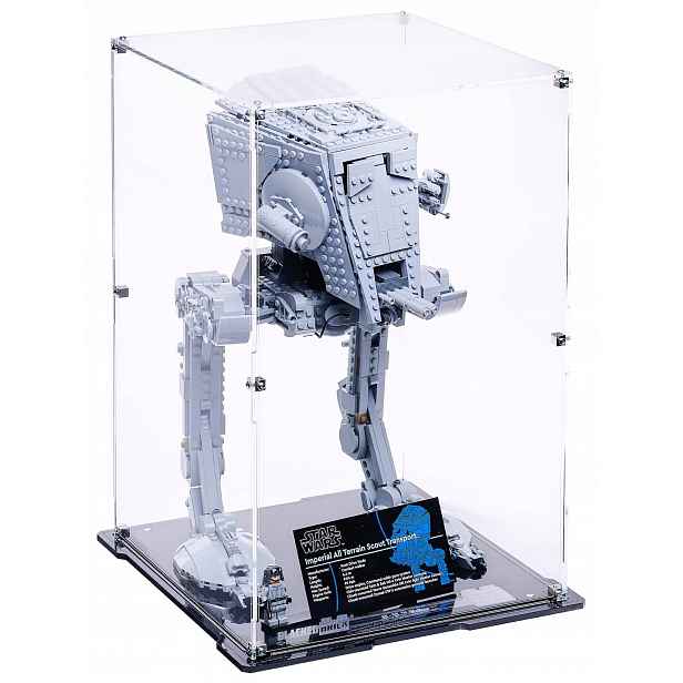Blacked Brick vitrína pro Lego 75417 Star Wars – kráčející stroj At-st