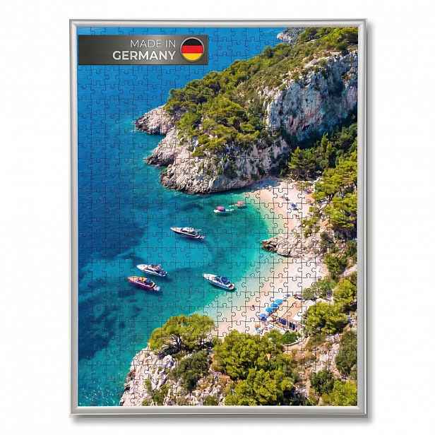 K-Möbel RÁM NA PUZZLE 36/49 cm hliník stříbrný