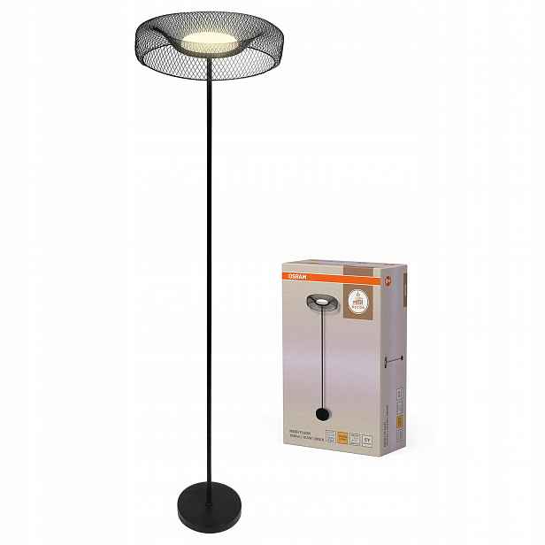 Stojací stolní lampa 18.5W 1200lm 3000K Černá Decor Mesh Osram